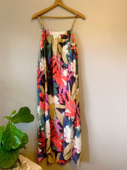 (M) Floral Maxi Dress