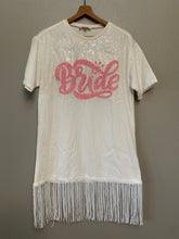 Bride Sequin and Fringe dress