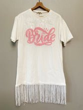 Bride Sequin and Fringe dress