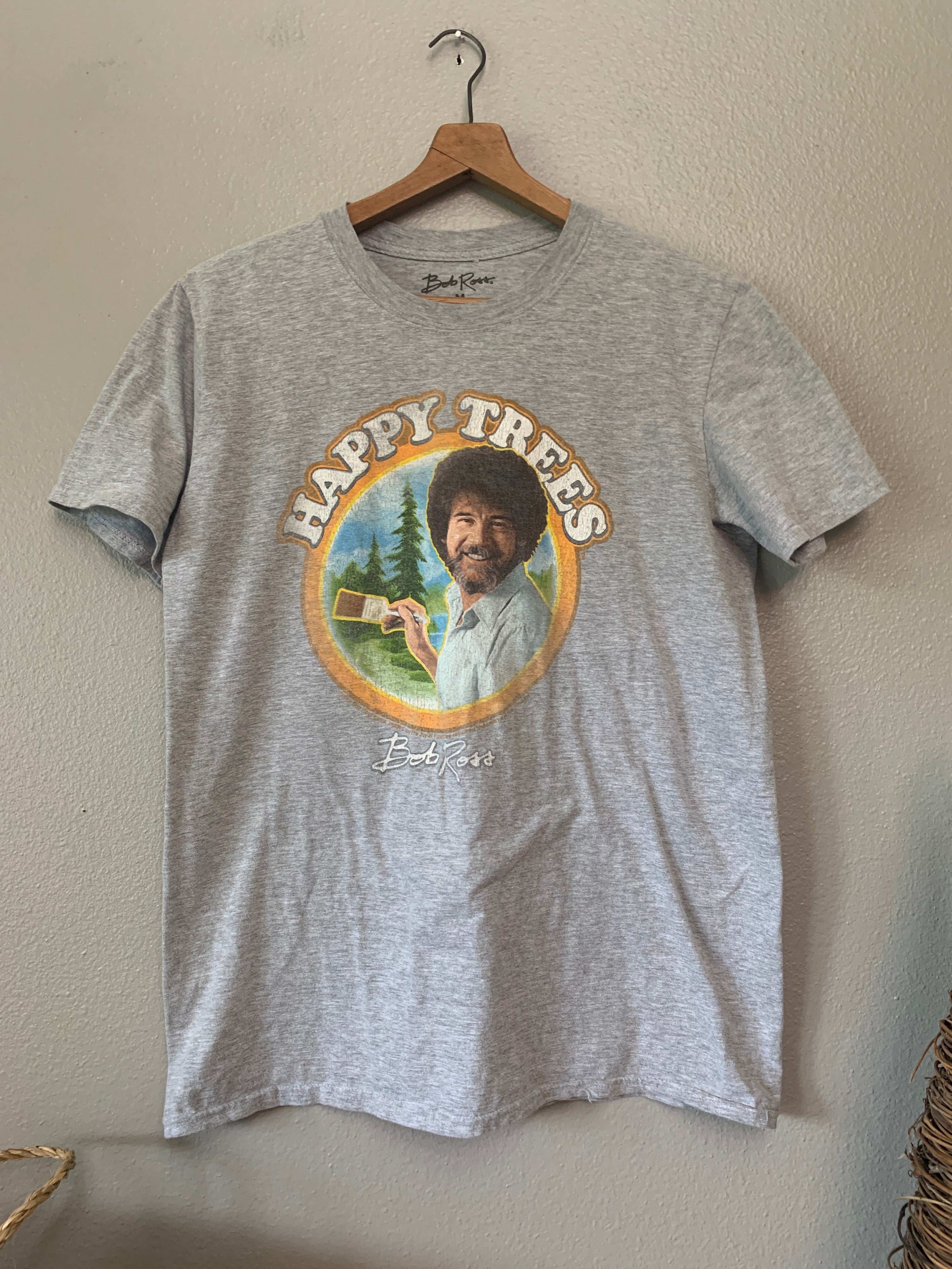 (M) Bob Ross 'Happy Trees' tee