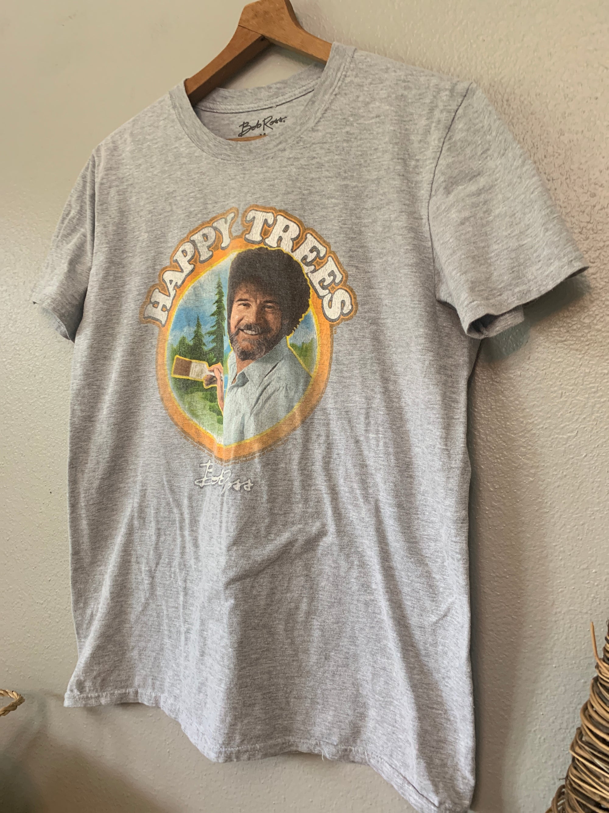 (M) Bob Ross 'Happy Trees' tee