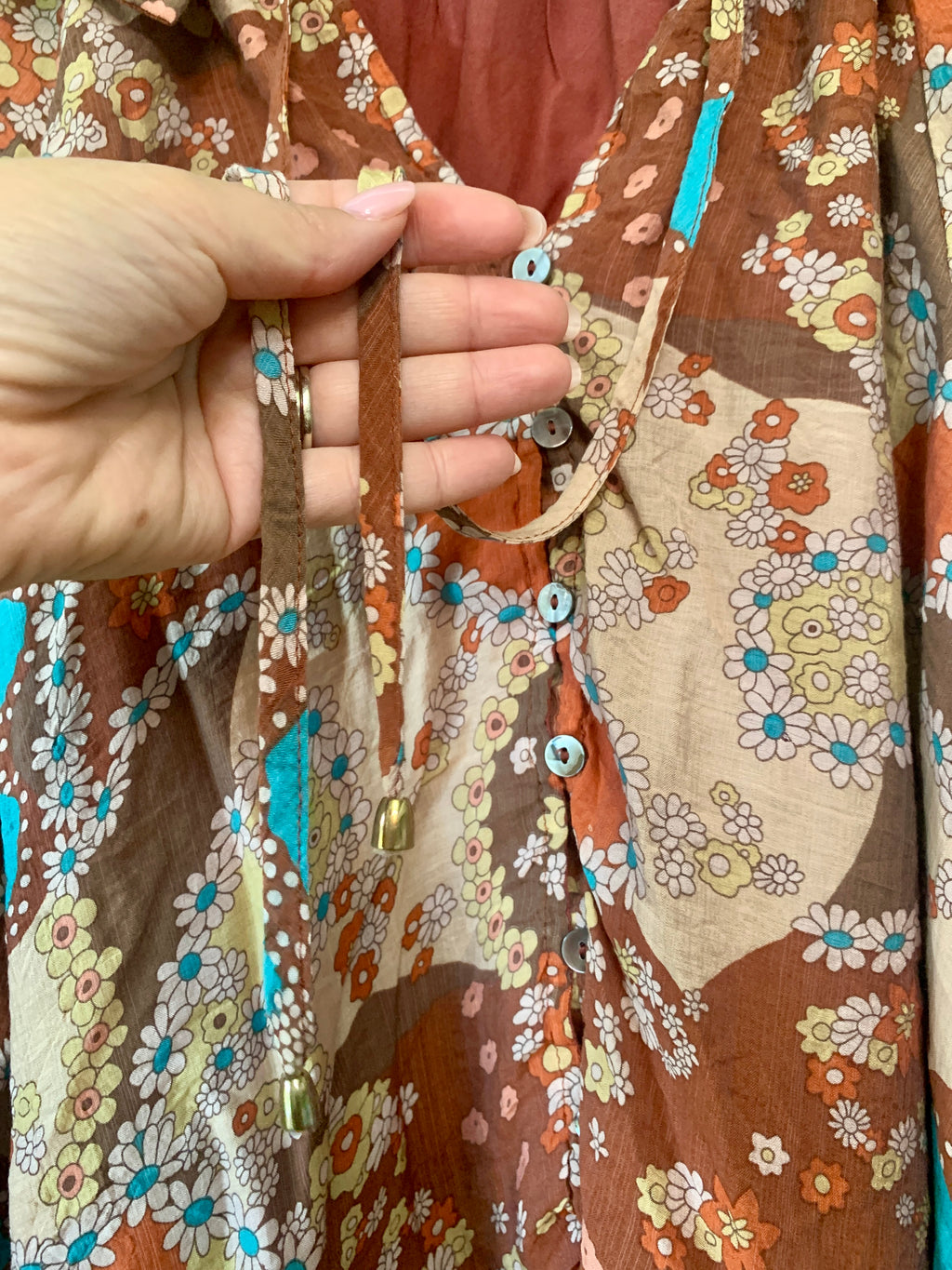 (L) Entro Boho Blouse