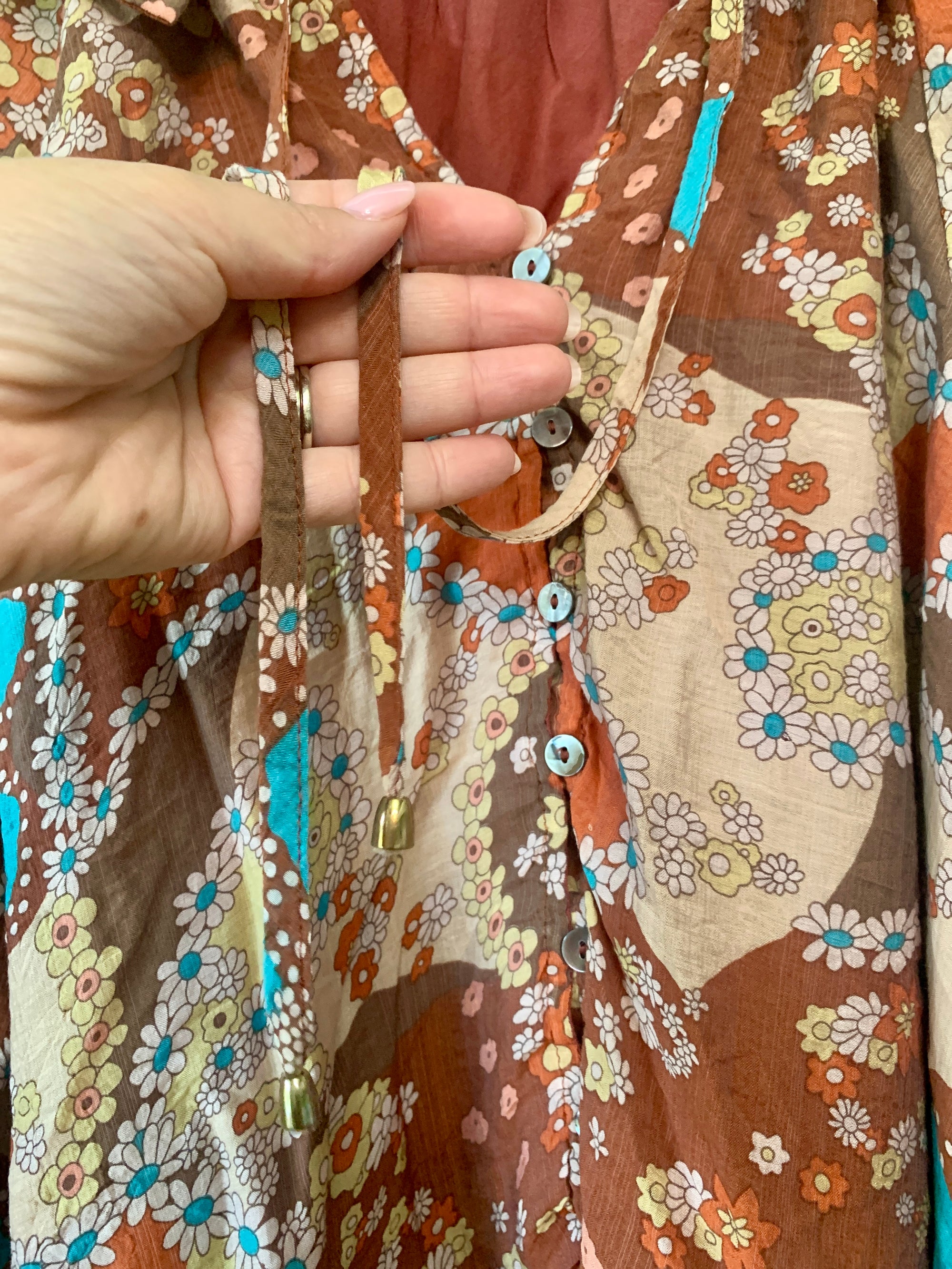 (L) Entro Boho Blouse