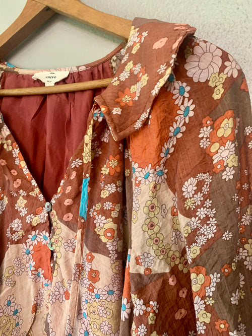(L) Entro Boho Blouse